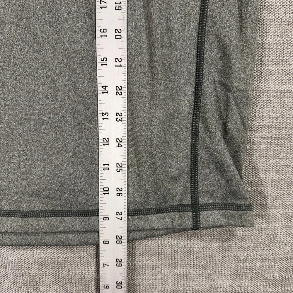 The North‎ Face Quarter Zip Pullover Mens Medium Grey Excellent Epiphany Logo